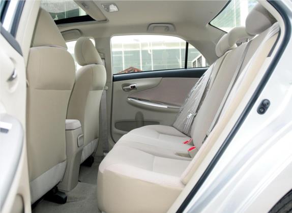 卡罗拉 2012款 炫装版 1.6L 自动GL 车厢座椅   后排空间