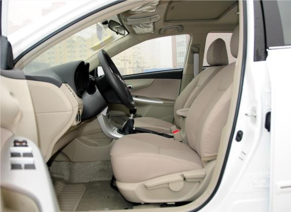卡罗拉 2012款 炫装版 1.8L 手动GL-i 车厢座椅   前排空间