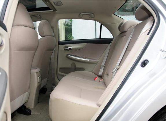 卡罗拉 2012款 炫装版 1.8L CVT GL-i 车厢座椅   后排空间