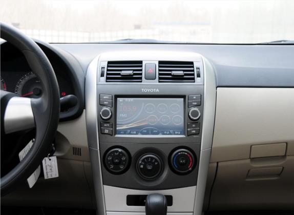 卡罗拉 2013款 特装版 1.6L 自动炫酷型GL 中控类   中控台