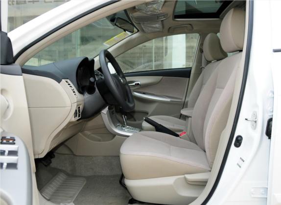 卡罗拉 2013款 特装版 1.6L 自动炫酷型GL 车厢座椅   前排空间