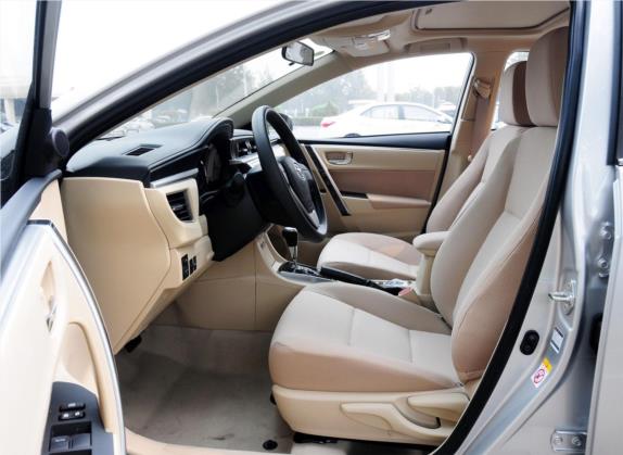 卡罗拉 2014款 1.6L CVT GL-i 车厢座椅   前排空间