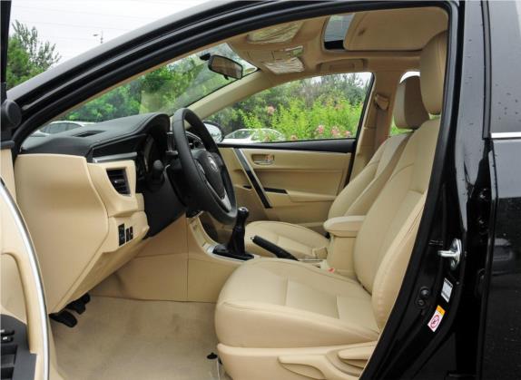 卡罗拉 2014款 1.6L 手动GL-i真皮版 车厢座椅   前排空间