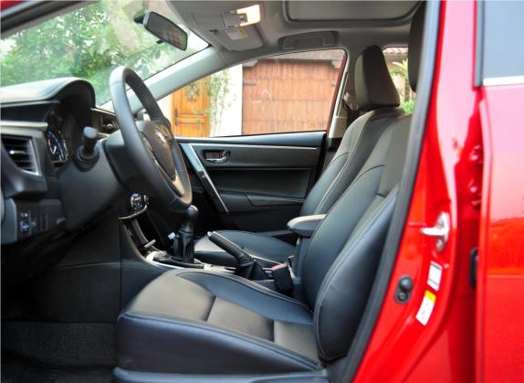 卡罗拉 2014款 1.6L 手动GLX-i 车厢座椅   前排空间