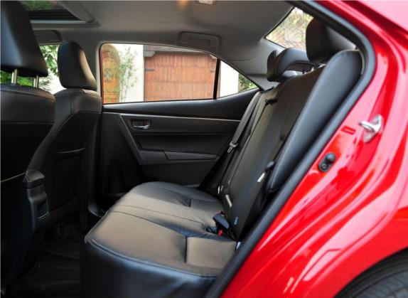 卡罗拉 2014款 1.6L 手动GLX-i 车厢座椅   后排空间