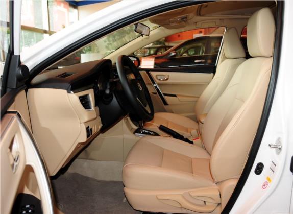卡罗拉 2014款 1.6L CVT GLX-i 车厢座椅   前排空间