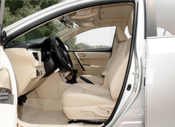 卡罗拉 2014款 1.8L 手动GLX-i 车厢座椅   前排空间