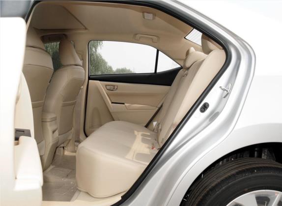 卡罗拉 2014款 1.8L 手动GLX-i 车厢座椅   后排空间