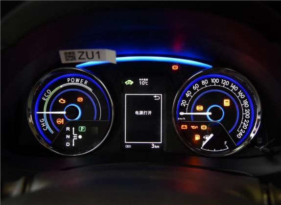卡罗拉 2016款 双擎 1.8L E-CVT先锋版 中控类   仪表盘