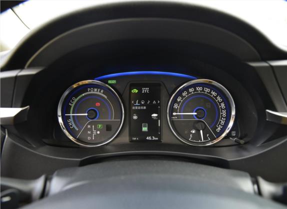 卡罗拉 2016款 双擎 1.8L E-CVT旗舰版 中控类   仪表盘