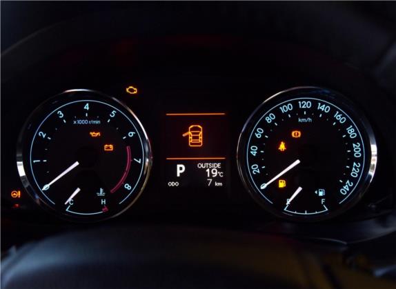卡罗拉 2016款 1.6L CVT GL-i炫酷版 中控类   仪表盘