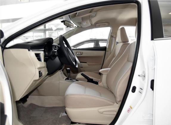 卡罗拉 2017款 1.6L CVT GL 车厢座椅   前排空间