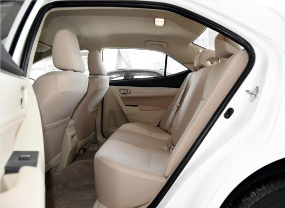 卡罗拉 2017款 1.6L CVT GL 车厢座椅   后排空间