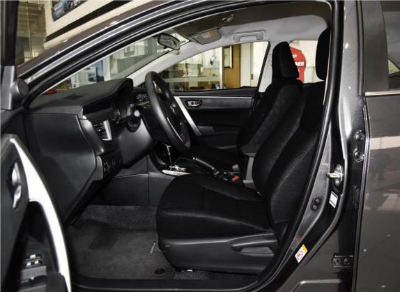 卡罗拉 2017款 1.2T CVT GL 车厢座椅   前排空间