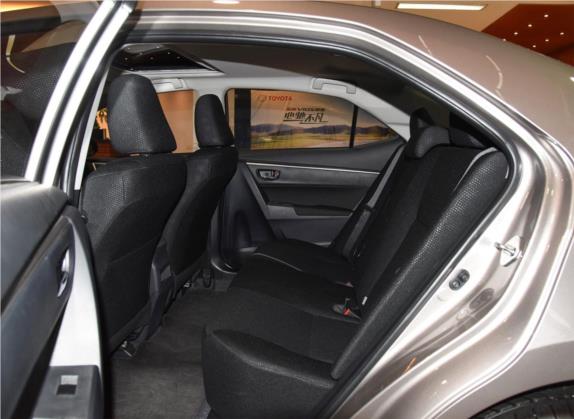 卡罗拉 2017款 1.2T CVT GL-i 车厢座椅   后排空间