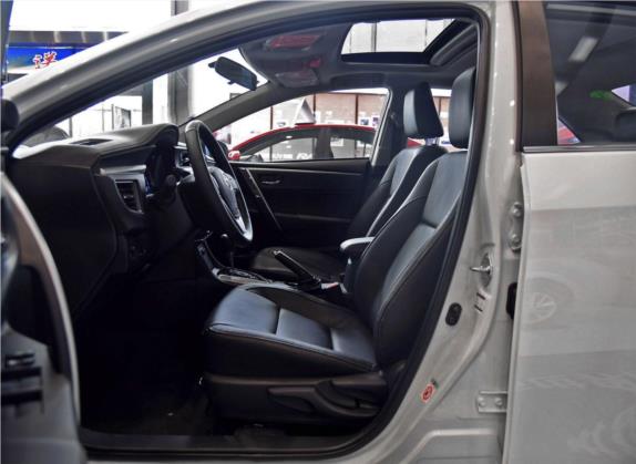卡罗拉 2017款 1.2T CVT GL-i真皮版 车厢座椅   前排空间