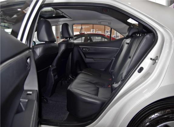 卡罗拉 2017款 1.2T CVT GL-i真皮版 车厢座椅   后排空间