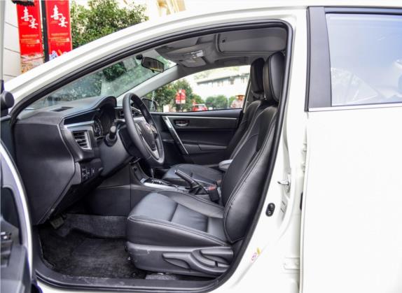 卡罗拉 2017款 1.2T CVT GLX-i 车厢座椅   前排空间