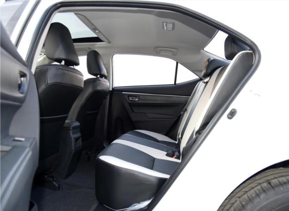 卡罗拉 2017款 1.2T CVT GL-i真皮特别版 车厢座椅   后排空间