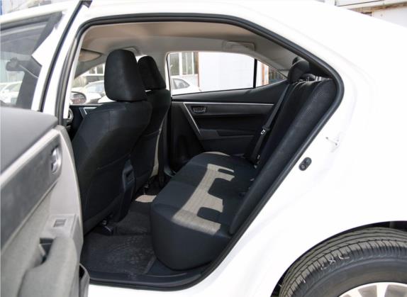 卡罗拉 2017款 改款 1.2T S-CVT GL 车厢座椅   后排空间