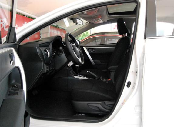 卡罗拉 2017款 改款 1.2T S-CVT GL-i 车厢座椅   前排空间