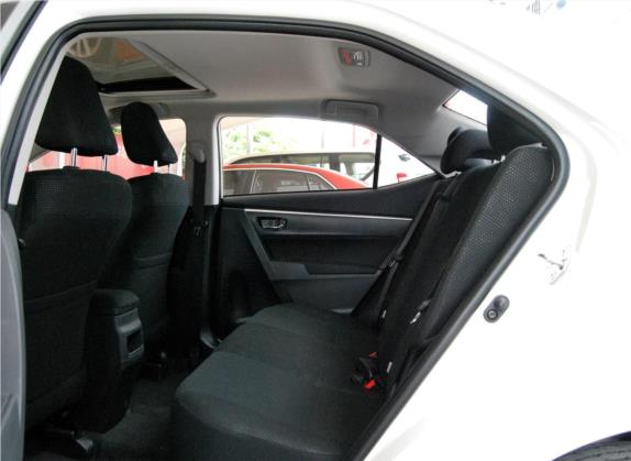 卡罗拉 2017款 改款 1.2T S-CVT GL-i 车厢座椅   后排空间