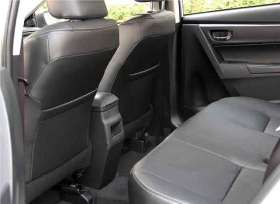 卡罗拉 2017款 改款 1.2T 手动GL-i真皮版 车厢座椅   后排空间