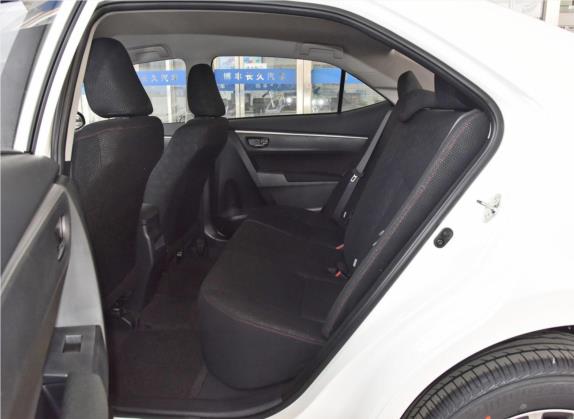 卡罗拉 2018款 1.2T S-CVT GL智享版 车厢座椅   后排空间