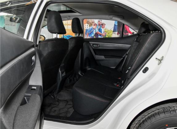 卡罗拉 2018款 1.2T S-CVT GL-i智辉版 车厢座椅   后排空间