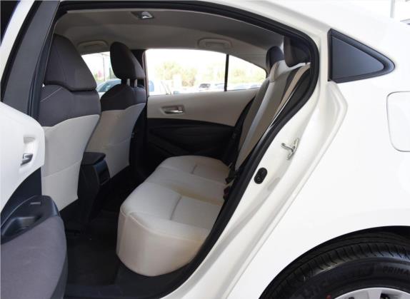 卡罗拉 2019款 1.2T S-CVT GL先锋版 车厢座椅   后排空间