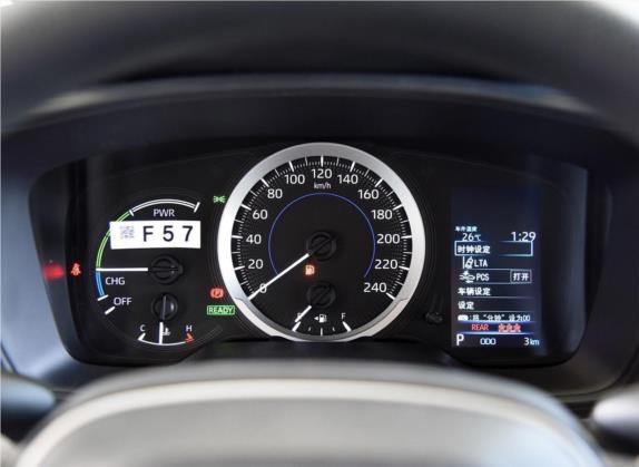 卡罗拉 2019款 双擎 1.8L E-CVT GL-i精英版 中控类   仪表盘