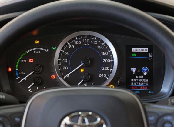 卡罗拉 2021款 双擎 1.8L E-CVT先锋版 中控类   仪表盘
