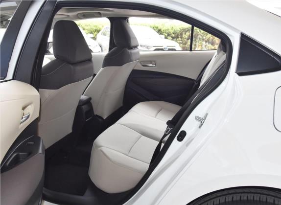 卡罗拉 2021款 1.2T S-CVT 精英版 车厢座椅   后排空间