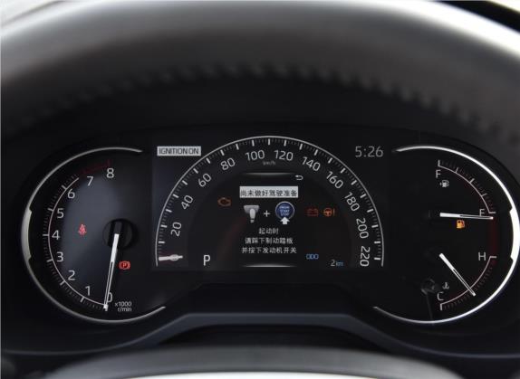 RAV4荣放 2020款 2.0L CVT四驱风尚PLUS版 中控类   仪表盘