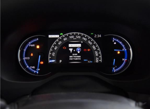 RAV4荣放 2021款 改款 双擎 2.5L E-CVT四驱旗舰版 中控类   仪表盘