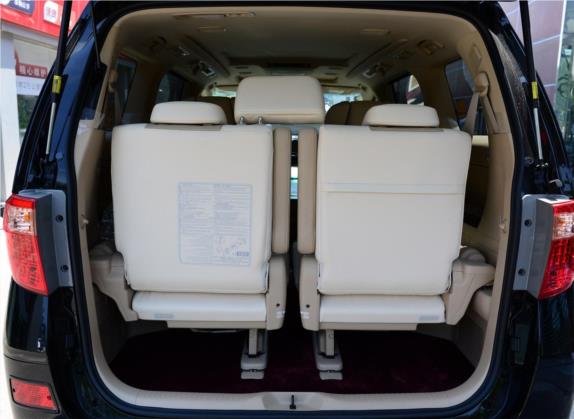 埃尔法 2012款 3.5L 尊贵版 车厢座椅   后备厢