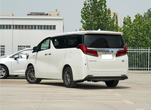 埃尔法 2021款 双擎 2.5L 豪华版 外观   斜后