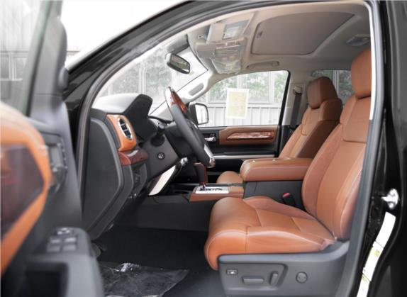 坦途 2014款 5.7L 1794 Edition 车厢座椅   前排空间