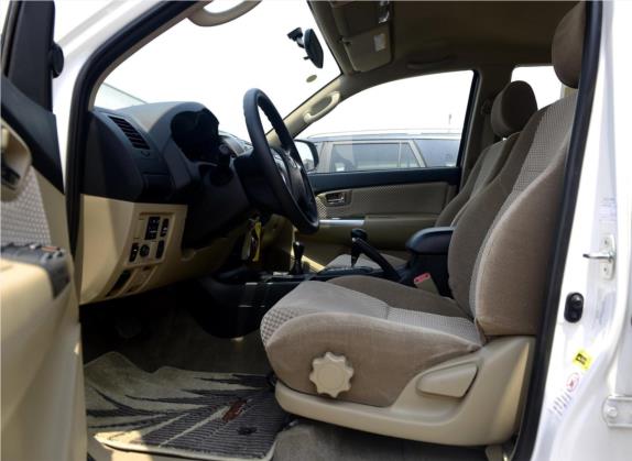 Fortuner 2015款 2.7L 标准版 车厢座椅   前排空间