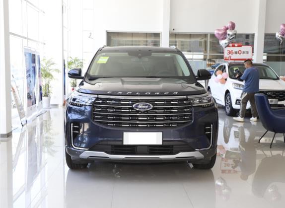 探险者 2023款 EcoBoost 285 四驱钛金版 7座 外观   正前