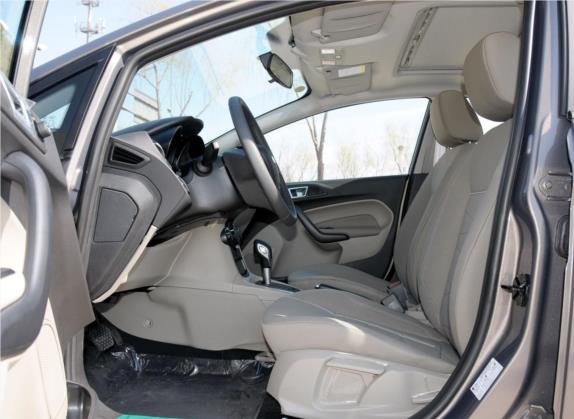 嘉年华 2013款 三厢 1.5L 自动品尚型 车厢座椅   前排空间