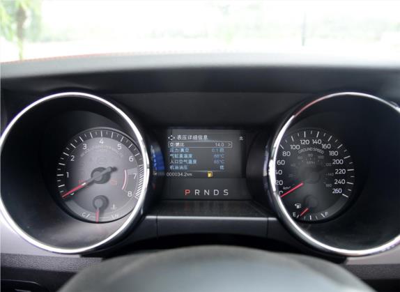 Mustang 2015款 5.0L GT 性能版 中控类   仪表盘