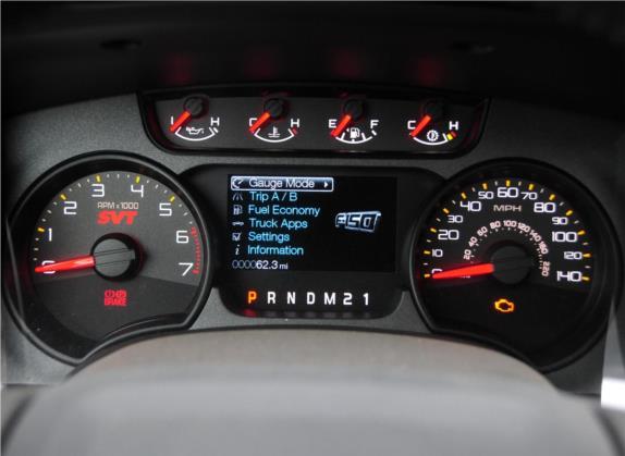福特F-150 2011款 6.2L SVT Raptor SuperCrew 中控类   仪表盘
