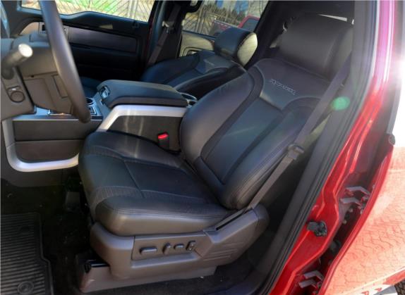福特F-150 2014款 6.2L 墨西哥豪华版 车厢座椅   前排空间