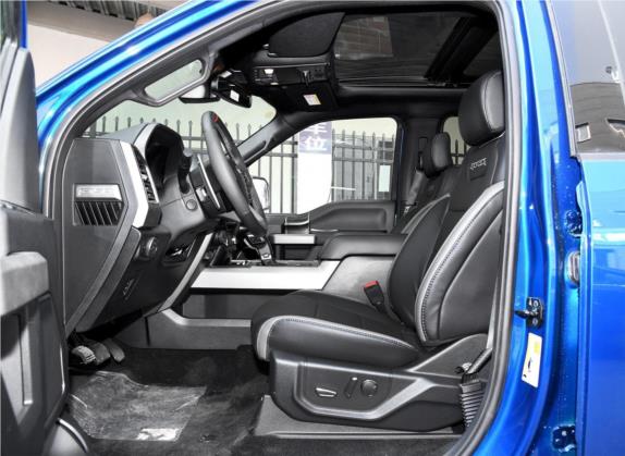 福特F-150 2018款 3.5T 猛禽性能劲化版 车厢座椅   前排空间