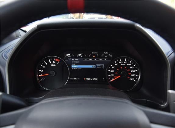 福特F-150 2019款 3.5T 猛禽极地蓝光限量版 中控类   仪表盘