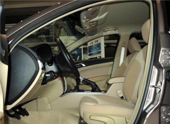 传祺GA5 2012款 1.8L 手动舒适型 车厢座椅   前排空间