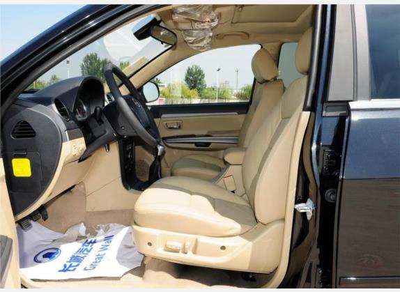 哈弗H5 2010款 欧风版 2.5TCI 四驱超豪华型 车厢座椅   前排空间