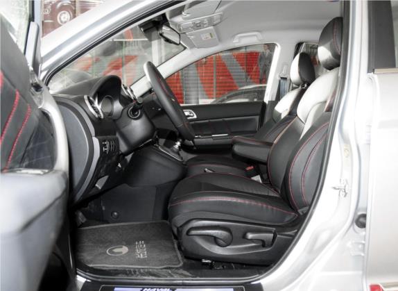 哈弗H6 2013款 升级版 1.5T 手动四驱精英型 车厢座椅   前排空间