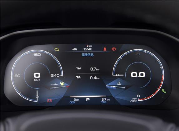 哈弗H6 2020款 1.5GDIT 自动铂金豪华版 中控类   仪表盘